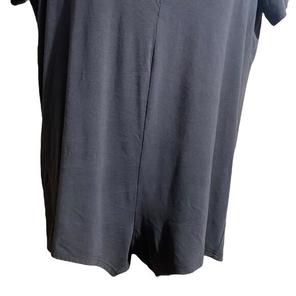 Black Short Sleeve Jumpsuit - Picture 5 of 12